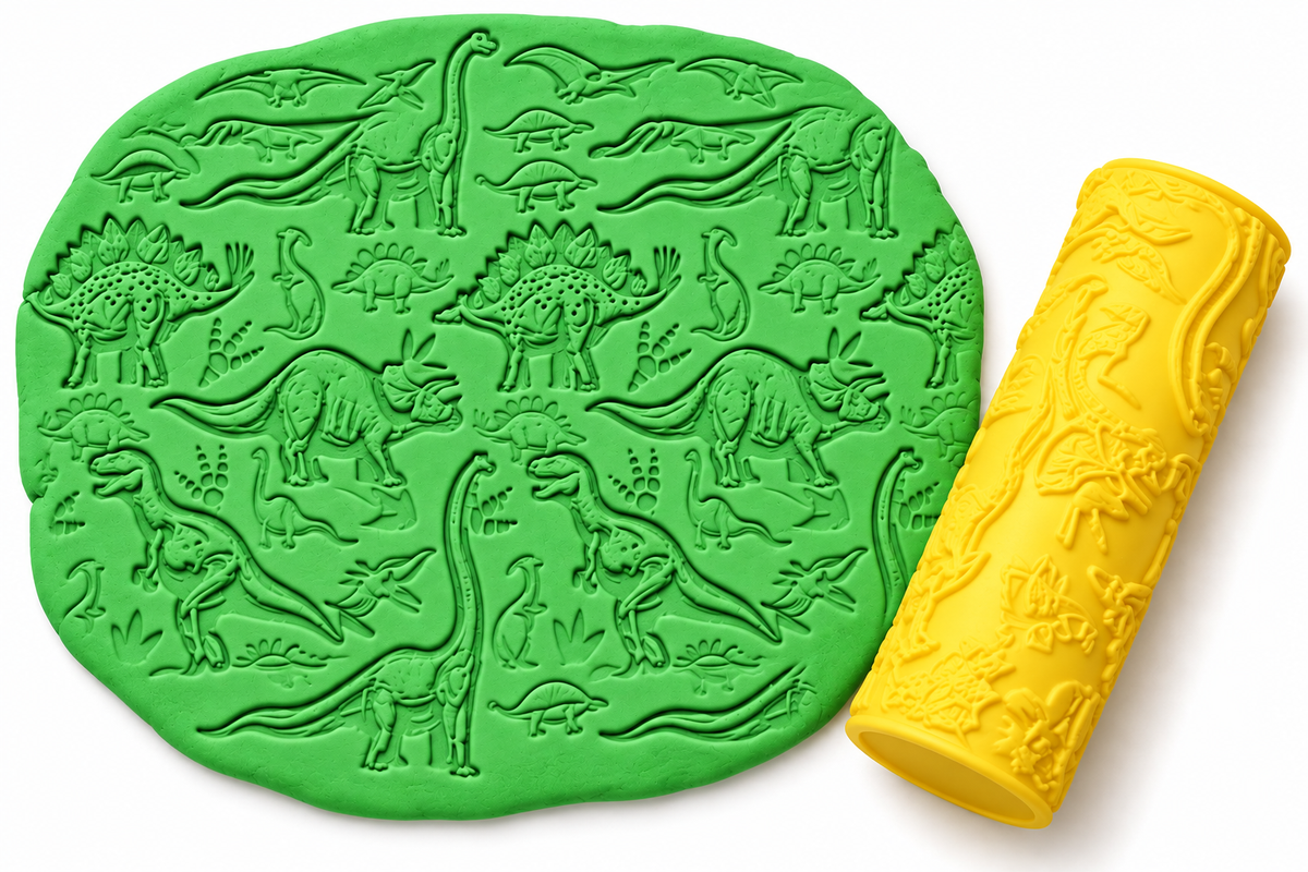 Dinosaur Themed Textured Roller for Dinosaur Kits