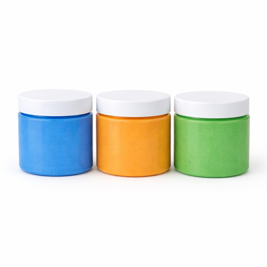 Set of 3 Dinosaur Themed Play Dough Pots