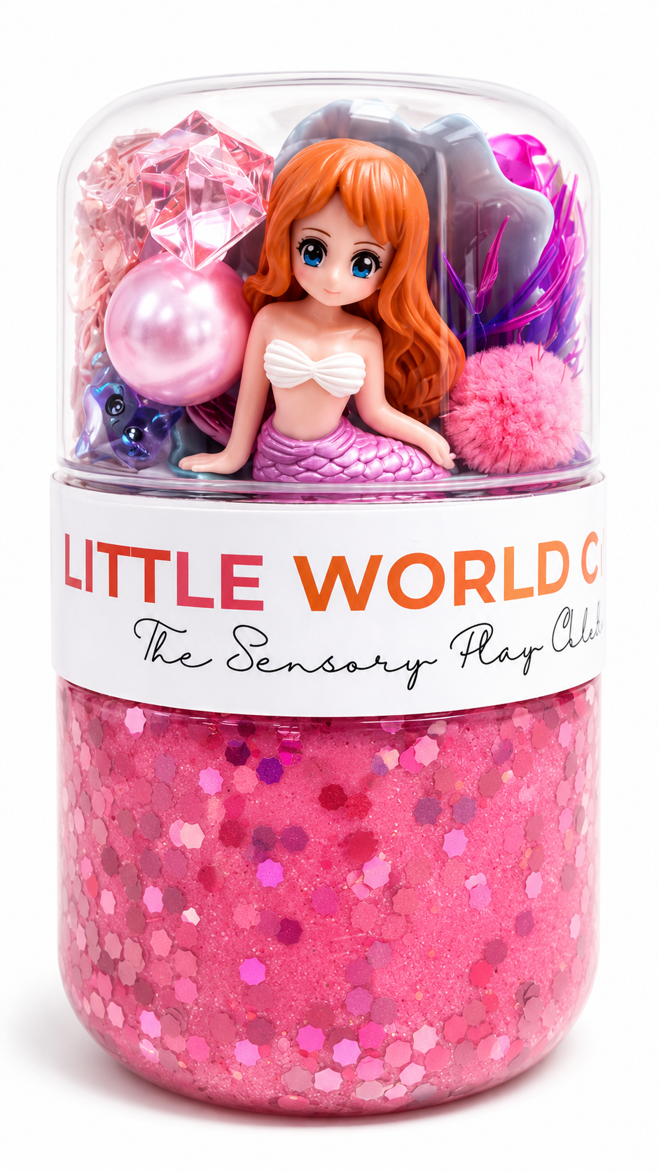 🧜‍♀️  Mermaid Dough & Go Jar 🧜‍♀️