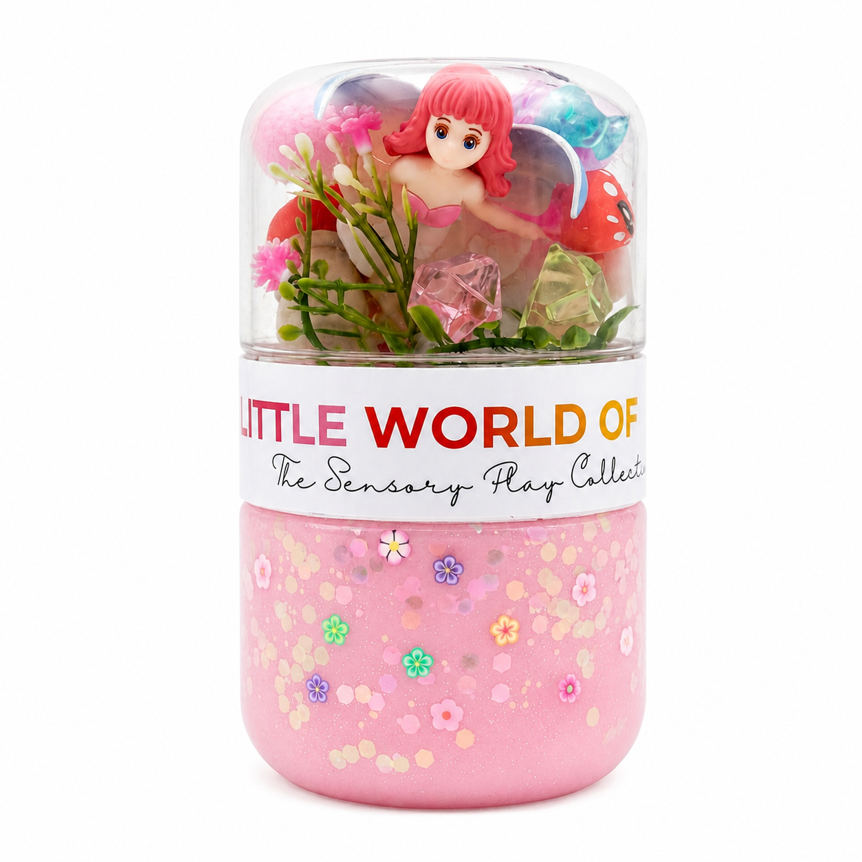 🌸🧚‍♀️ Pink Fairy Dough & Go Jar 🧚‍♀️🌸