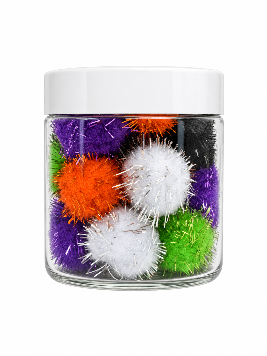 Halloween Pom Pom Jar