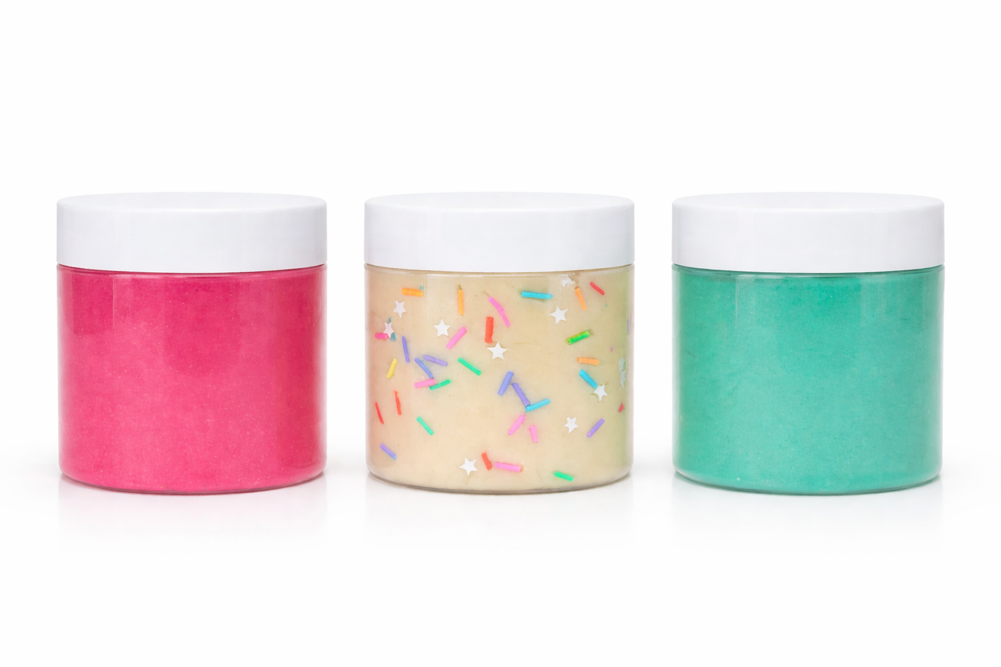 Set of 3 Baking Themed Dough Jars