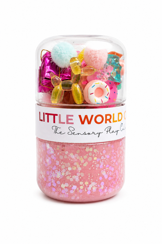 Birthday Dough & Go Jar (blue or pink - choose colour)