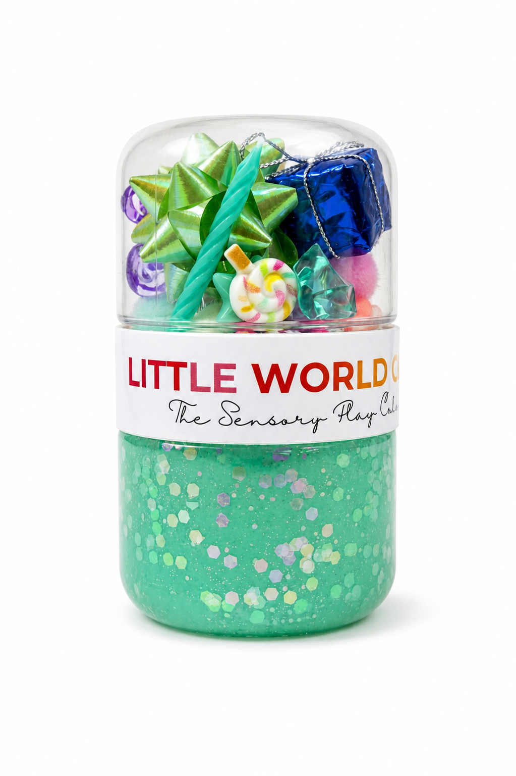 Birthday Dough & Go Jar (blue or pink - choose colour)
